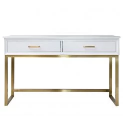 Red Living Console Varades - Blanc / Doré -Meubles de salon Soldes 1000242715 210121 07540700009 DETAILS P000000001000242715