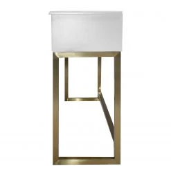 Red Living Console Varades - Blanc / Doré -Meubles de salon Soldes 1000242715 210121 07545500010 DETAILS P000000001000242715