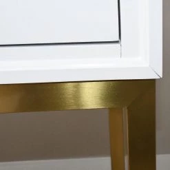 Red Living Console Varades - Blanc / Doré -Meubles de salon Soldes 1000242715 210121 07555300011 DETAILS P000000001000242715