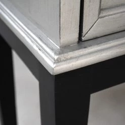 Red Living Commode Vaunac - Blanc / Argenté / Noir -Meubles de salon Soldes 1000242716 210121 07595000021 DETAILS P000000001000242716