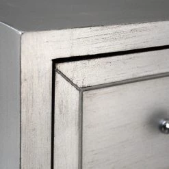 Red Living Commode Vaunac - Blanc / Argenté / Noir -Meubles de salon Soldes 1000242716 210121 08000300023 DETAILS P000000001000242716