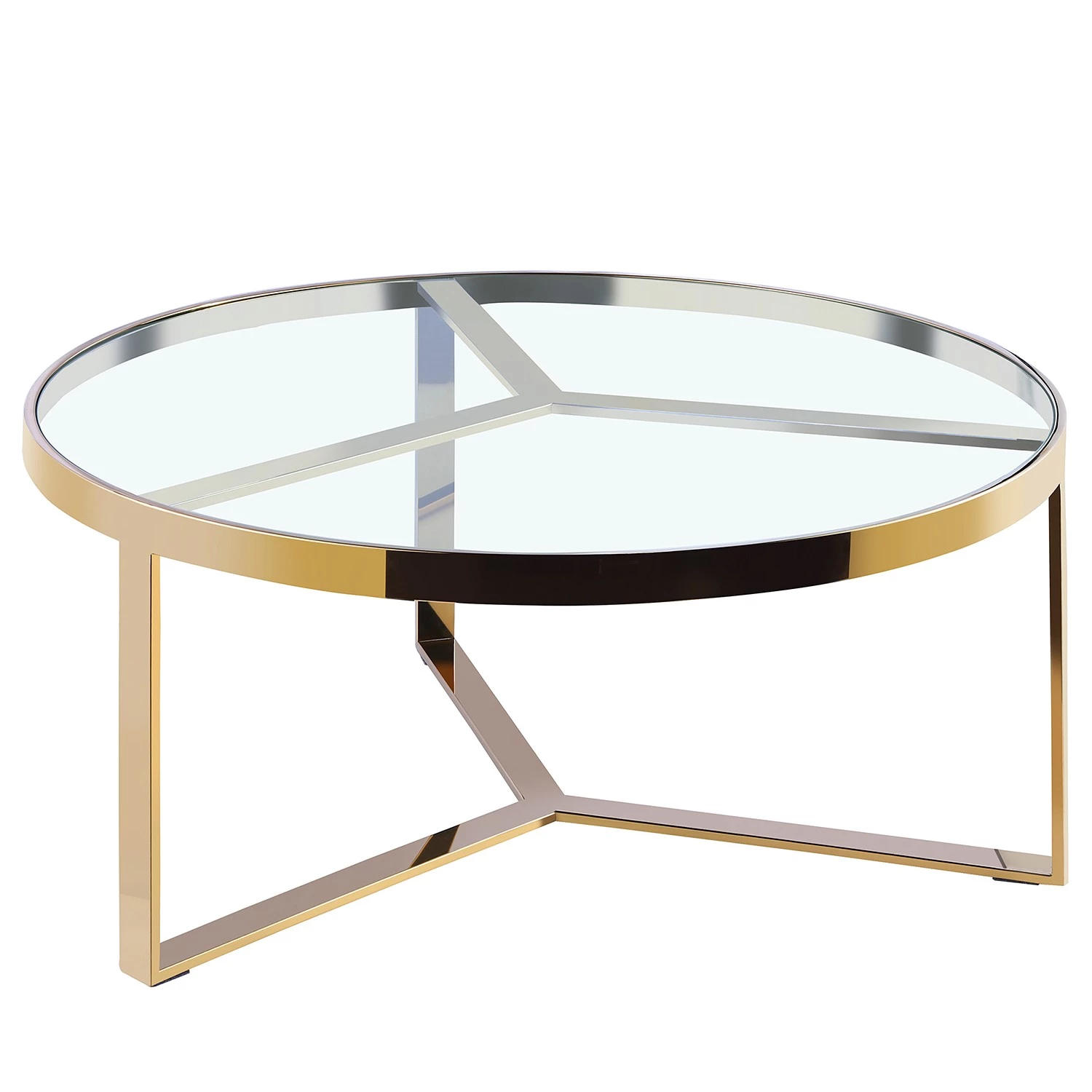 Loftscape Table basse Riquier - Verre / Acier inoxydable - Doré 3 Loftscape Table basse Riquier - Verre / Acier inoxydable - Doré