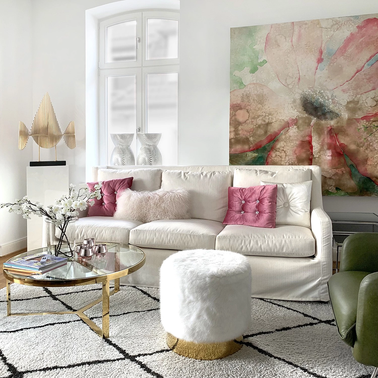 Loftscape Table basse Riquier - Verre / Acier inoxydable - Doré 5 Loftscape Table basse Riquier - Verre / Acier inoxydable - Doré – Image 3