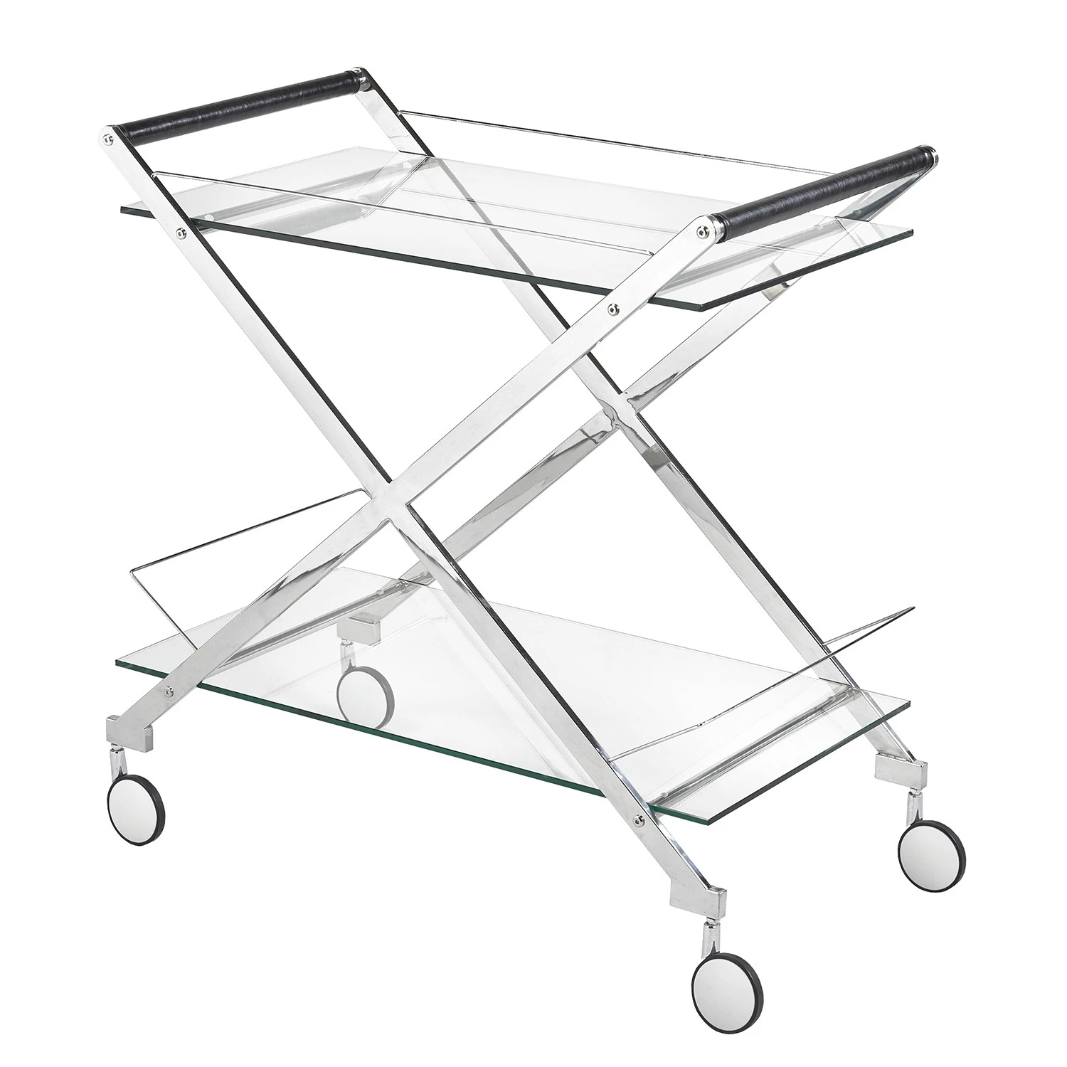 Loftscape Desserte Thoissey - Verre / Acier inoxydable chromé 3 Loftscape Desserte Thoissey - Verre / Acier inoxydable chromé