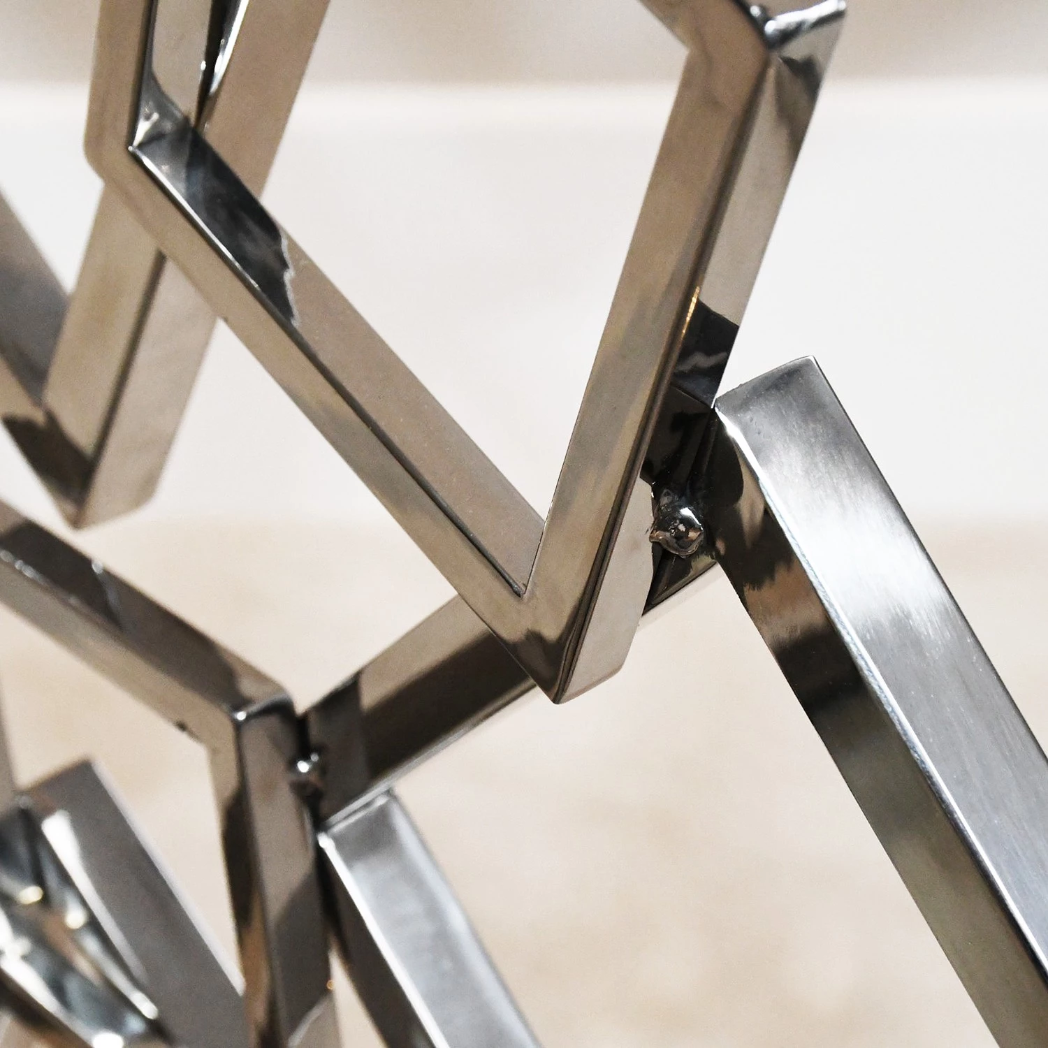 Loftscape Desserte Peillac - Verre / Acier inoxydable chromé 5 Loftscape Desserte Peillac - Verre / Acier inoxydable chromé – Image 3