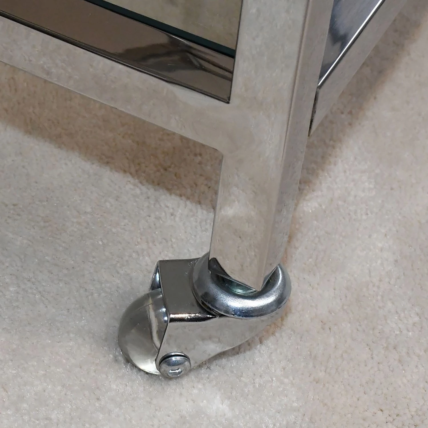 Loftscape Desserte Peillac - Verre / Acier inoxydable chromé 8 Loftscape Desserte Peillac - Verre / Acier inoxydable chromé – Image 6