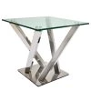 Loftscape Table basse Vareilles II - Verre / Acier inoxydable chromé -Meubles de salon Soldes 1000242735 210121 08253300084 IMAGE P000000001000242735