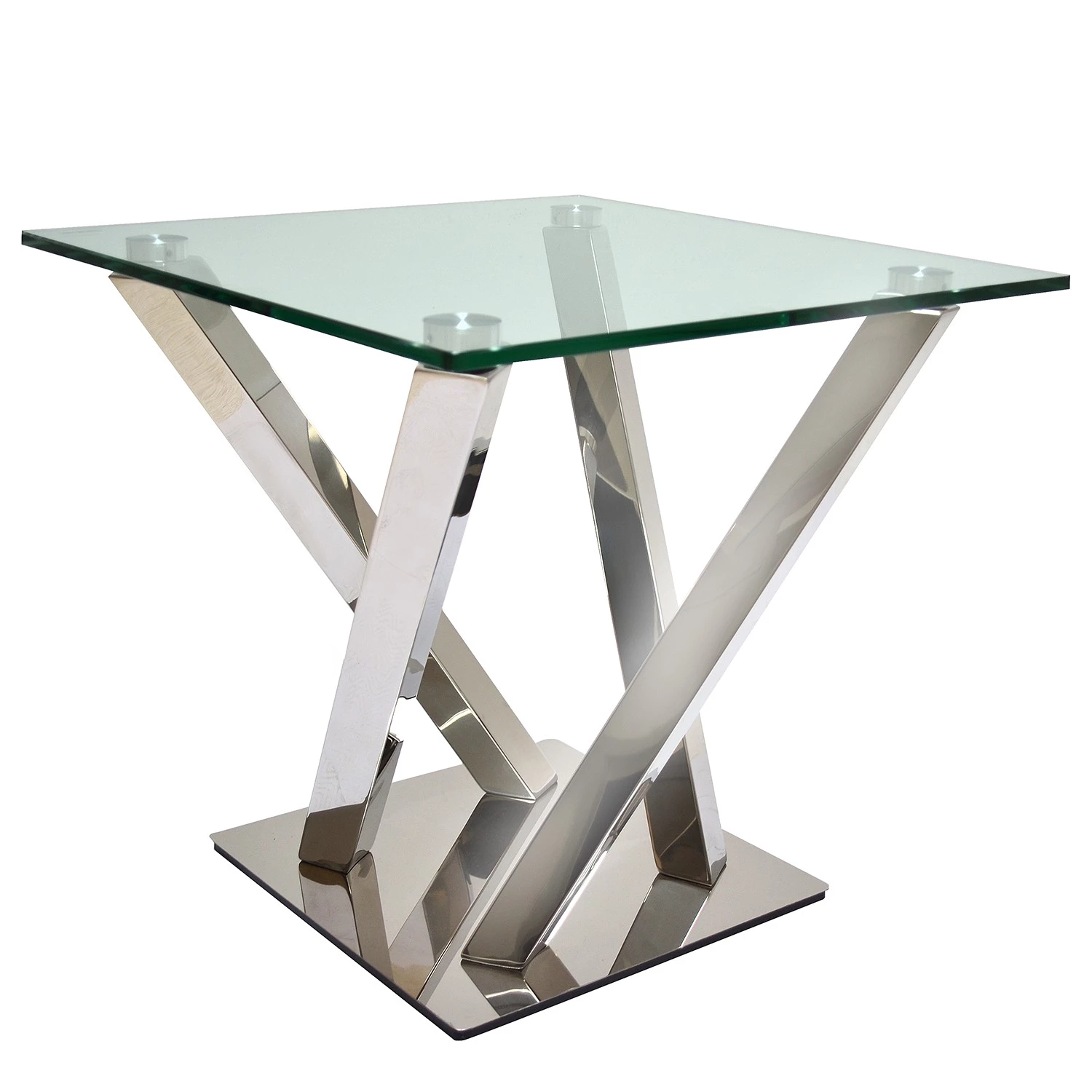 Loftscape Table basse Vareilles II - Verre / Acier inoxydable chromé 3 Loftscape Table basse Vareilles II - Verre / Acier inoxydable chromé