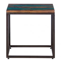 Wolf-Möbel Bout de canapé Tarnac - Résine / Métal - Vert -Meubles de salon Soldes 1000243171 220106 082312000038 DETAILS P000000001000243171