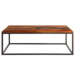 Wolf-Möbel Table basse Tarnac - Acacia massif / Métal - Gris -Meubles de salon Soldes 1000243196 210902 13551300008 DETAILS P000000001000243196