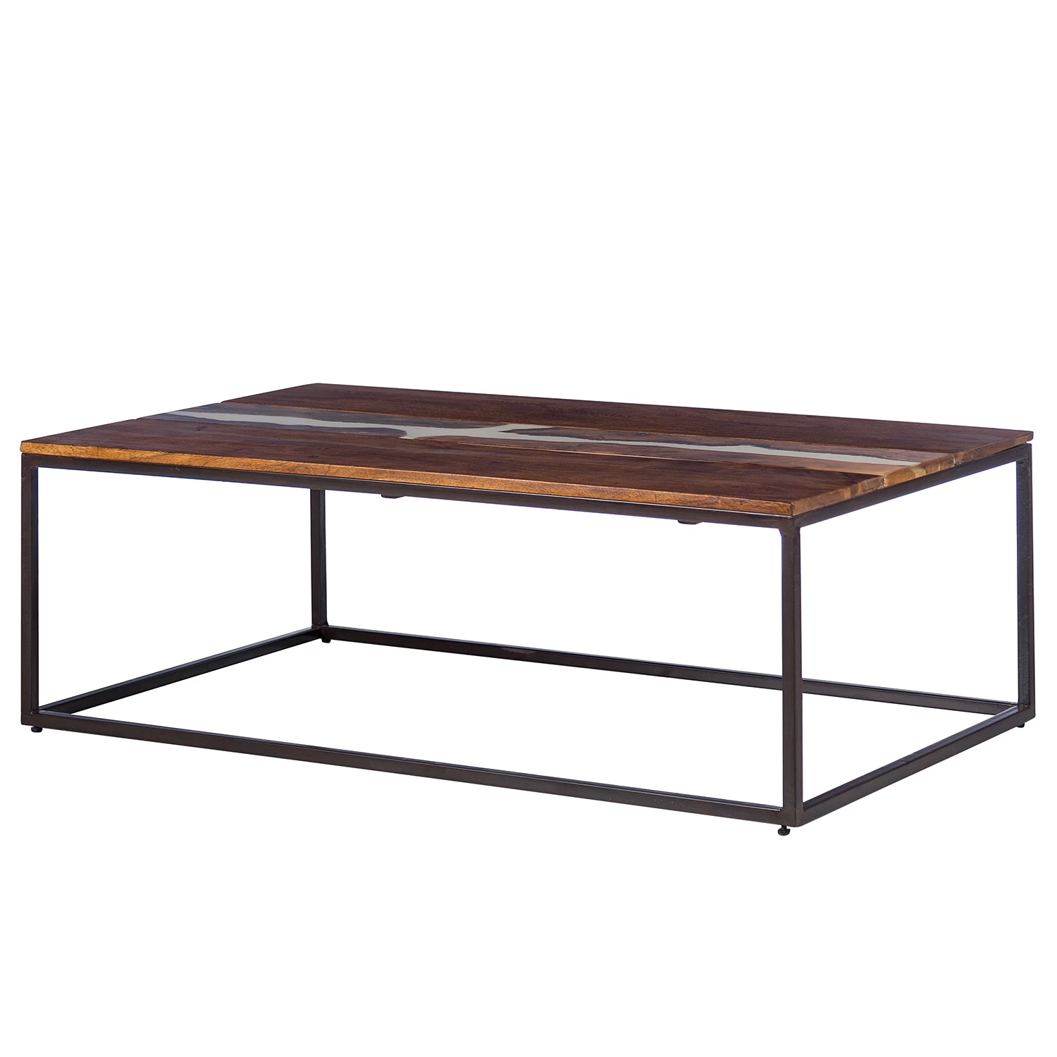 Wolf-Möbel Table basse Tarnac - Acacia massif / Métal - Blanc 3 Wolf-Möbel Table basse Tarnac - Acacia massif / Métal - Blanc