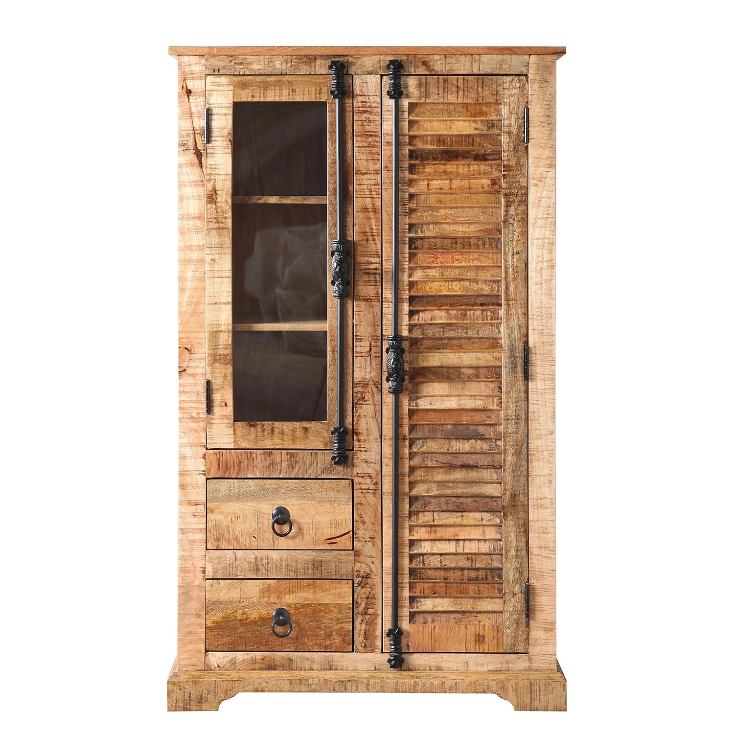 Wolf-Möbel Buffet haut Senille - Manguier massif 6 Wolf-Möbel Buffet haut Senille - Manguier massif – Image 4