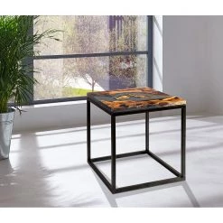 Wolf-Möbel Bout de canapé Tarnac - Résine / Métal - Gris 17 Wolf-Möbel Bout de canapé Tarnac - Résine / Métal - Gris -Meubles de salon Soldes 1000243202 210723 14014400008 MOOD DETAILS P000000001000243202 mood