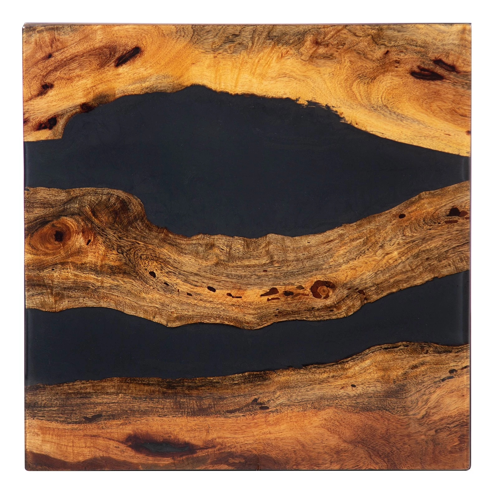 Wolf-Möbel Bout de canapé Tarnac - Résine / Métal - Gris 10 Wolf-Möbel Bout de canapé Tarnac - Résine / Métal - Gris – Image 8