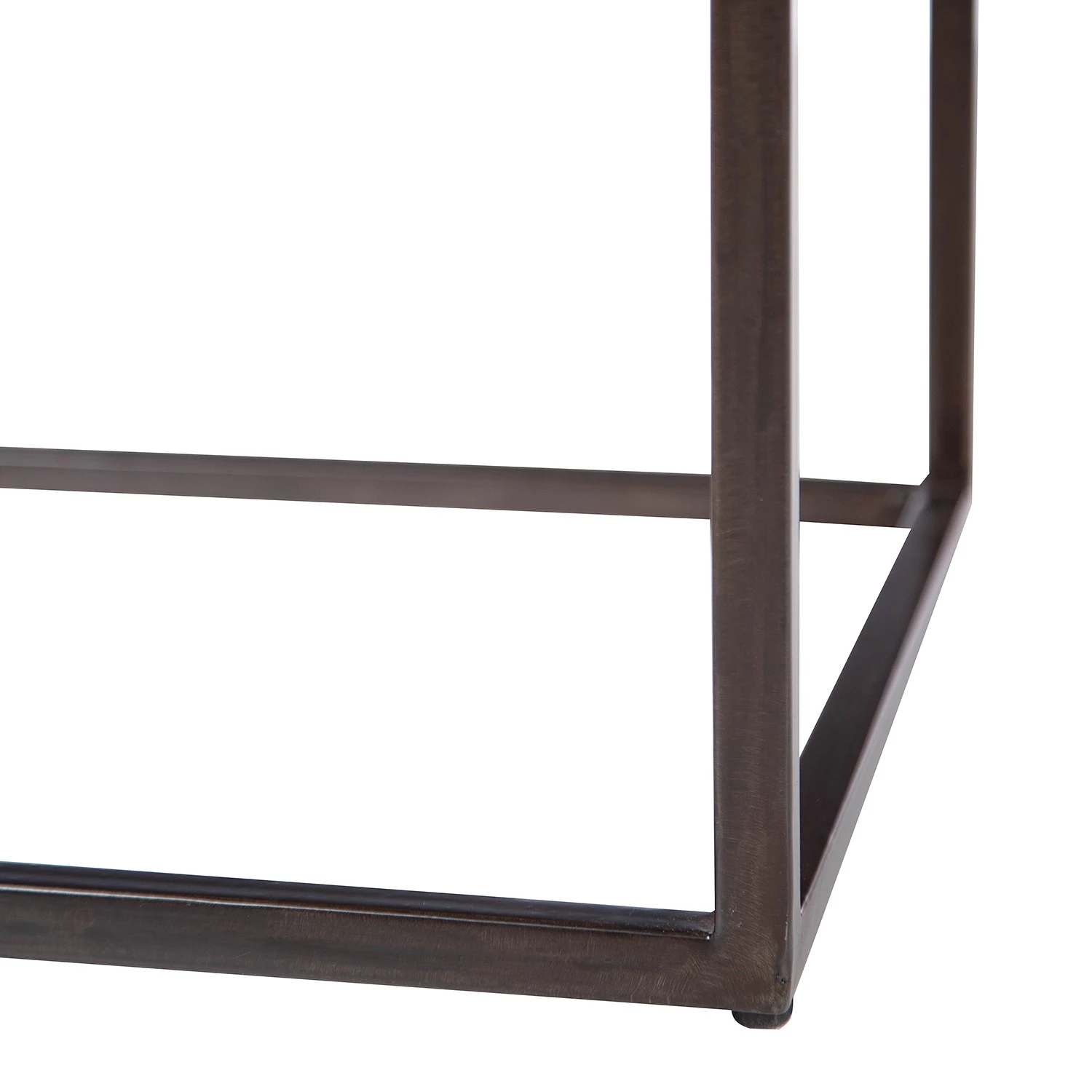 Wolf-Möbel Bout de canapé Tarnac - Résine / Métal - Gris 12 Wolf-Möbel Bout de canapé Tarnac - Résine / Métal - Gris – Image 10