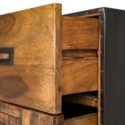 Wolf-Möbel Commode Bazac - Acacia massif - Acacia / Gris foncé 25 Wolf-Möbel Commode Bazac - Acacia massif - Acacia / Gris foncé -Meubles de salon Soldes 1000243203 220311 035 DETAILS P000000001000243203