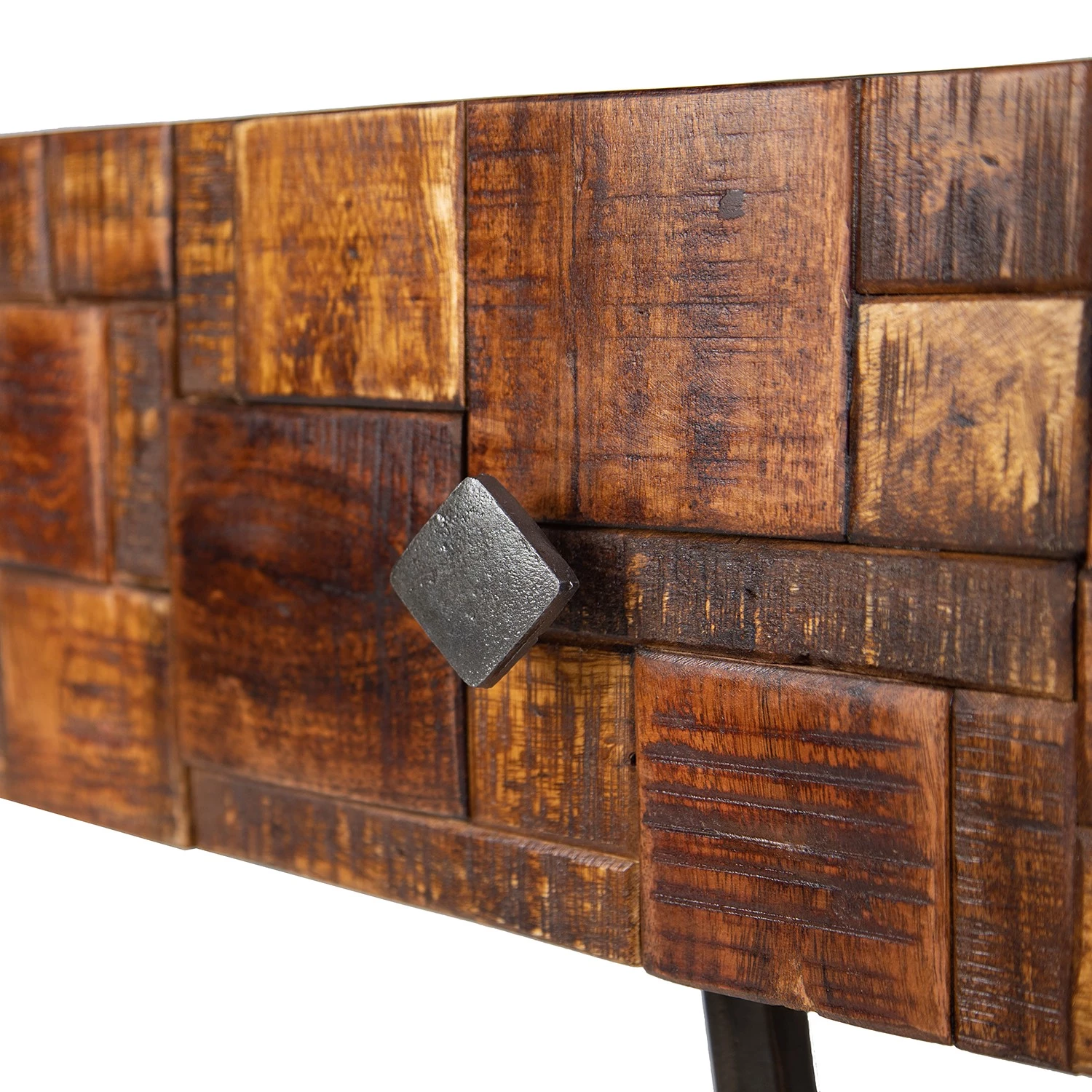 Wolf-Möbel Console Bazac - Acacia massif - Acacia / Gris foncé 11 Wolf-Möbel Console Bazac - Acacia massif - Acacia / Gris foncé – Image 9