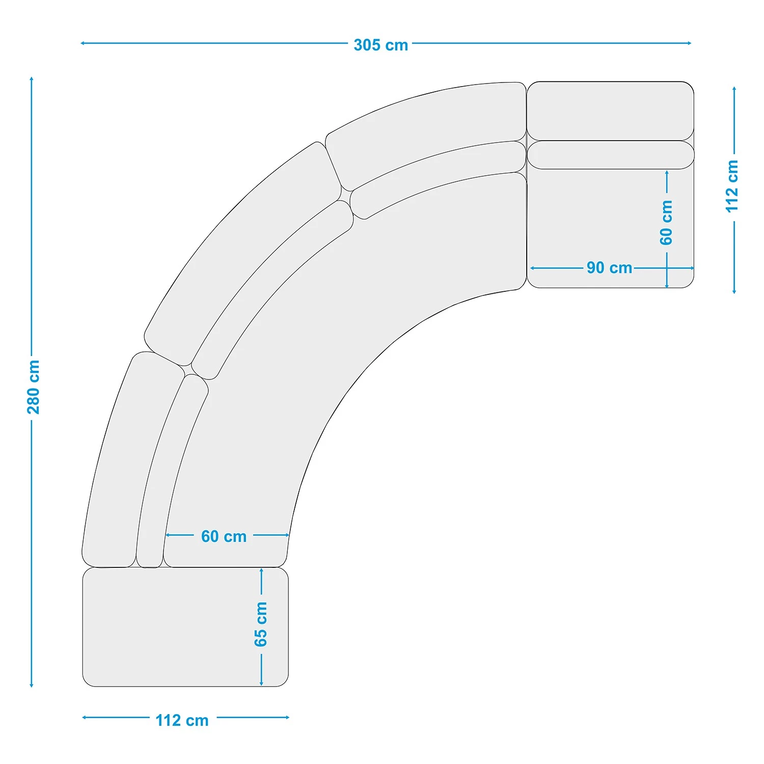 Fredriks Canapé d’angle Gurat - Tissu - Tissu Sada: Beige - Méridienne longue à gauche (vue de face) 13 Fredriks Canapé d’angle Gurat - Tissu - Tissu Sada: Beige - Méridienne longue à gauche (vue de face) – Image 11