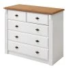 Maison Belfort Commode Eva - Blanc / Pin -Meubles de salon Soldes 1000243580 210121 14375500007 IMAGE P000000001000243580
