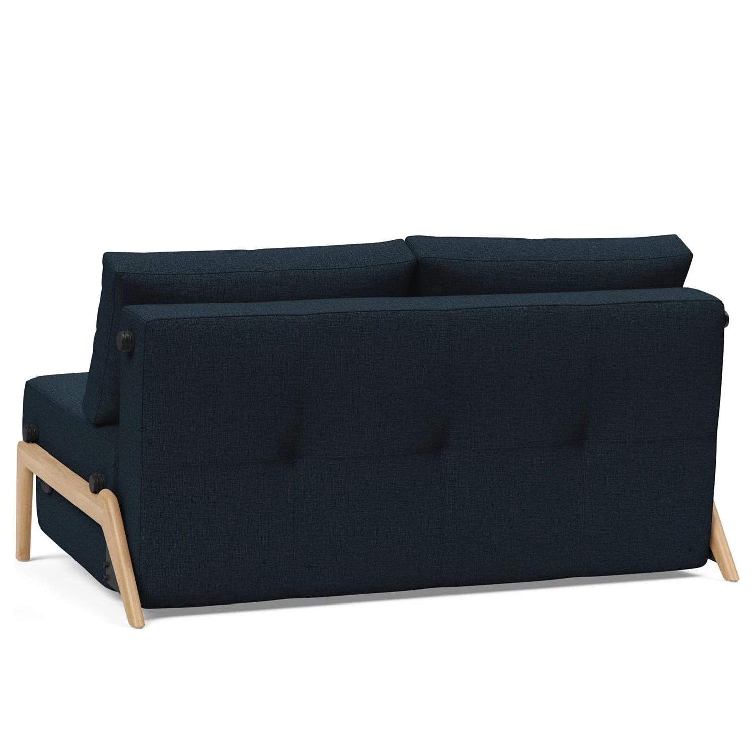 Innovation Möbel Canapé convertible Cubed - Tissu Mixed Dance : Blue - Largeur : 148 cm - Chêne clair 7 Innovation Möbel Canapé convertible Cubed - Tissu Mixed Dance : Blue - Largeur : 148 cm - Chêne clair – Image 5