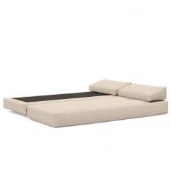 Innovation Möbel Canapé convertible Sigmund - Tissu - Tissu Kenya: Gravel - Chêne clair -Meubles de salon Soldes 1000244306 210218 15105400308 DETAILS P000000001000244306