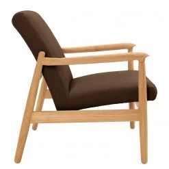 Studio Copenhagen Fauteuil Froid - Tissu - Tissu Baca: Marron - Chêne clair -Meubles de salon Soldes 1000244607 210302 06111400056 DETAILS P000000001000244607