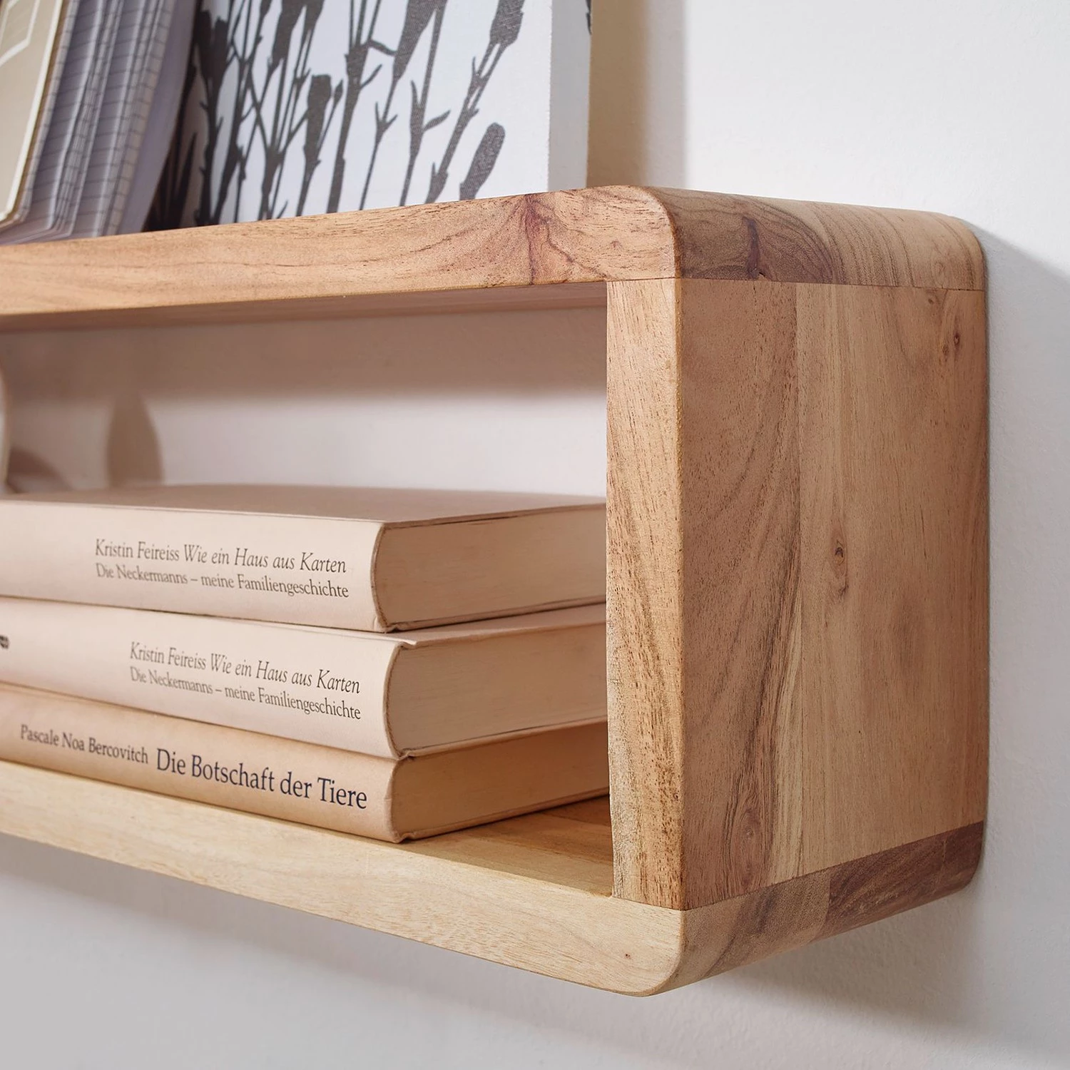 Naturoo Étagères murales Maulaix (lot de 3) - Acacia massif 6 Naturoo Étagères murales Maulaix (lot de 3) - Acacia massif – Image 4