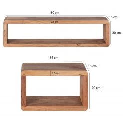 Naturoo Étagères murales Maulaix (lot de 3) - Acacia massif 11 Naturoo Étagères murales Maulaix (lot de 3) - Acacia massif -Meubles de salon Soldes 1000244864 210202 14534300099 SKETCH DETAILS P000000001000244864 sketch