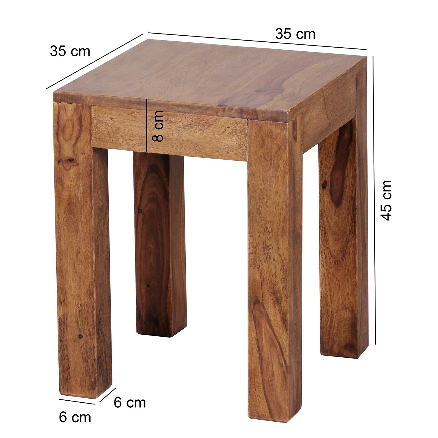 Naturoo Bout de canapé Verniolle II - Sheesham massif 7 Naturoo Bout de canapé Verniolle II - Sheesham massif – Image 5