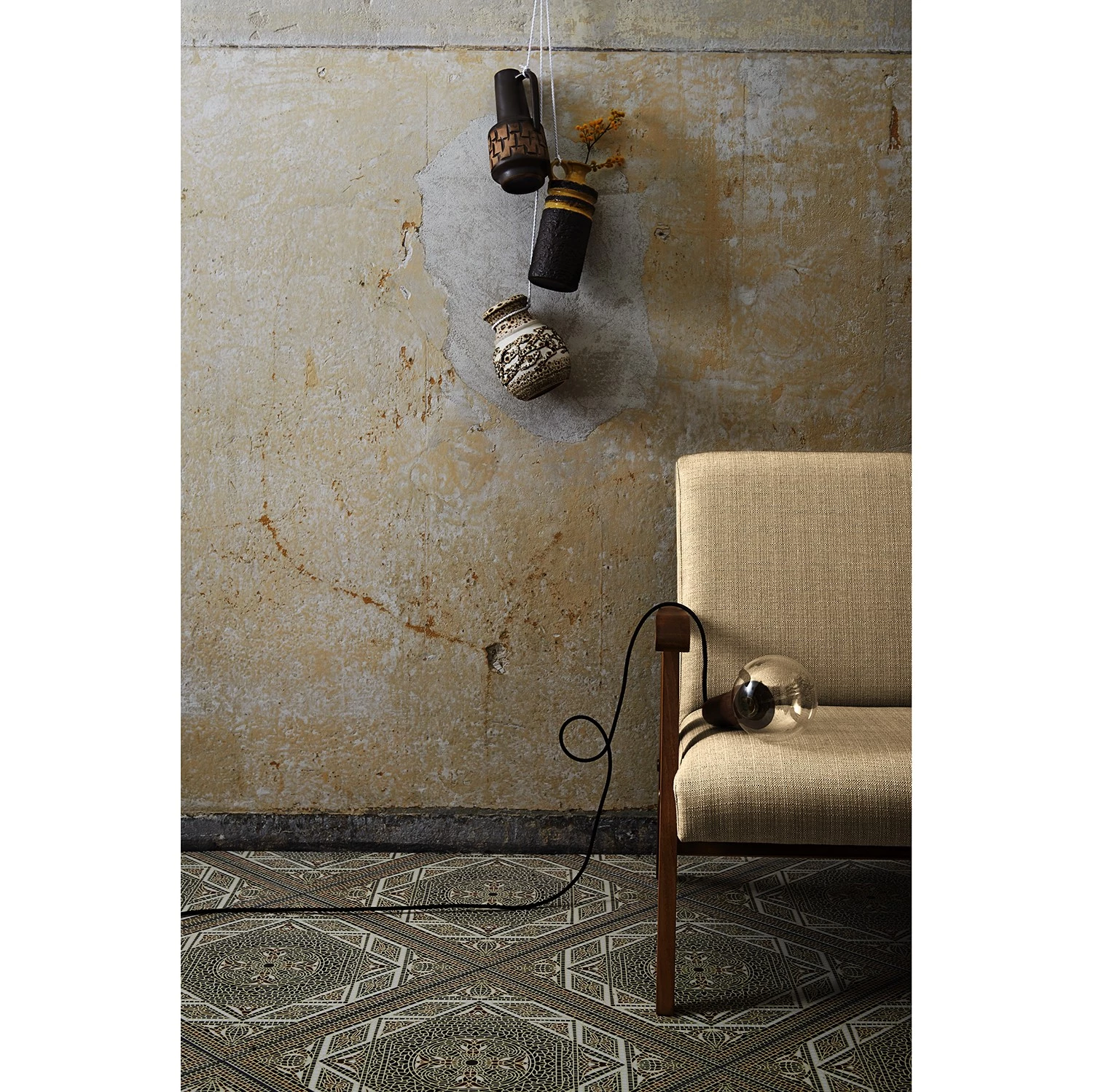 Studio Copenhagen Fauteuil Monklet - Tissu - Tissu Ekta: Cappuccino - Hêtre foncé 8 Studio Copenhagen Fauteuil Monklet - Tissu - Tissu Ekta: Cappuccino - Hêtre foncé – Image 6