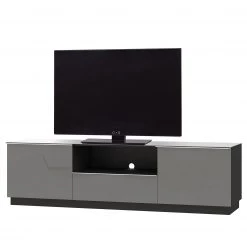 Loftscape Meuble TV Habas - Verre - Gris