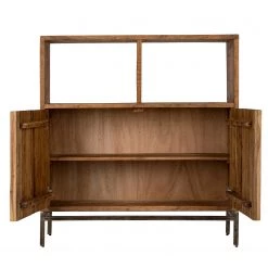 Ars manufacti Armoire de bureau Domme - Acacia massif / Fer - Acacia / Anthracite 33 Ars manufacti Armoire de bureau Domme - Acacia massif / Fer - Acacia / Anthracite -Meubles de salon Soldes 1000246786 220318 032 DETAILS P000000001000246786