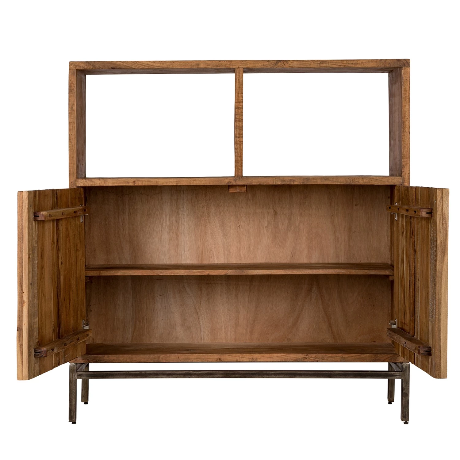 Ars manufacti Armoire de bureau Domme - Acacia massif / Fer - Acacia / Anthracite 14 Ars manufacti Armoire de bureau Domme - Acacia massif / Fer - Acacia / Anthracite – Image 12