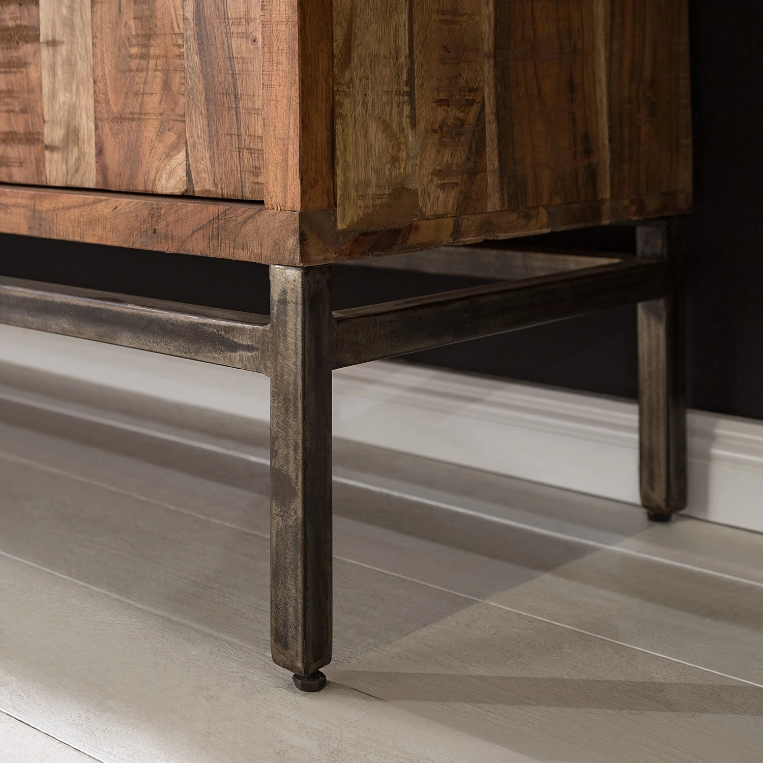 Ars manufacti Armoire de bureau Domme - Acacia massif / Fer - Acacia / Anthracite 9 Ars manufacti Armoire de bureau Domme - Acacia massif / Fer - Acacia / Anthracite – Image 7