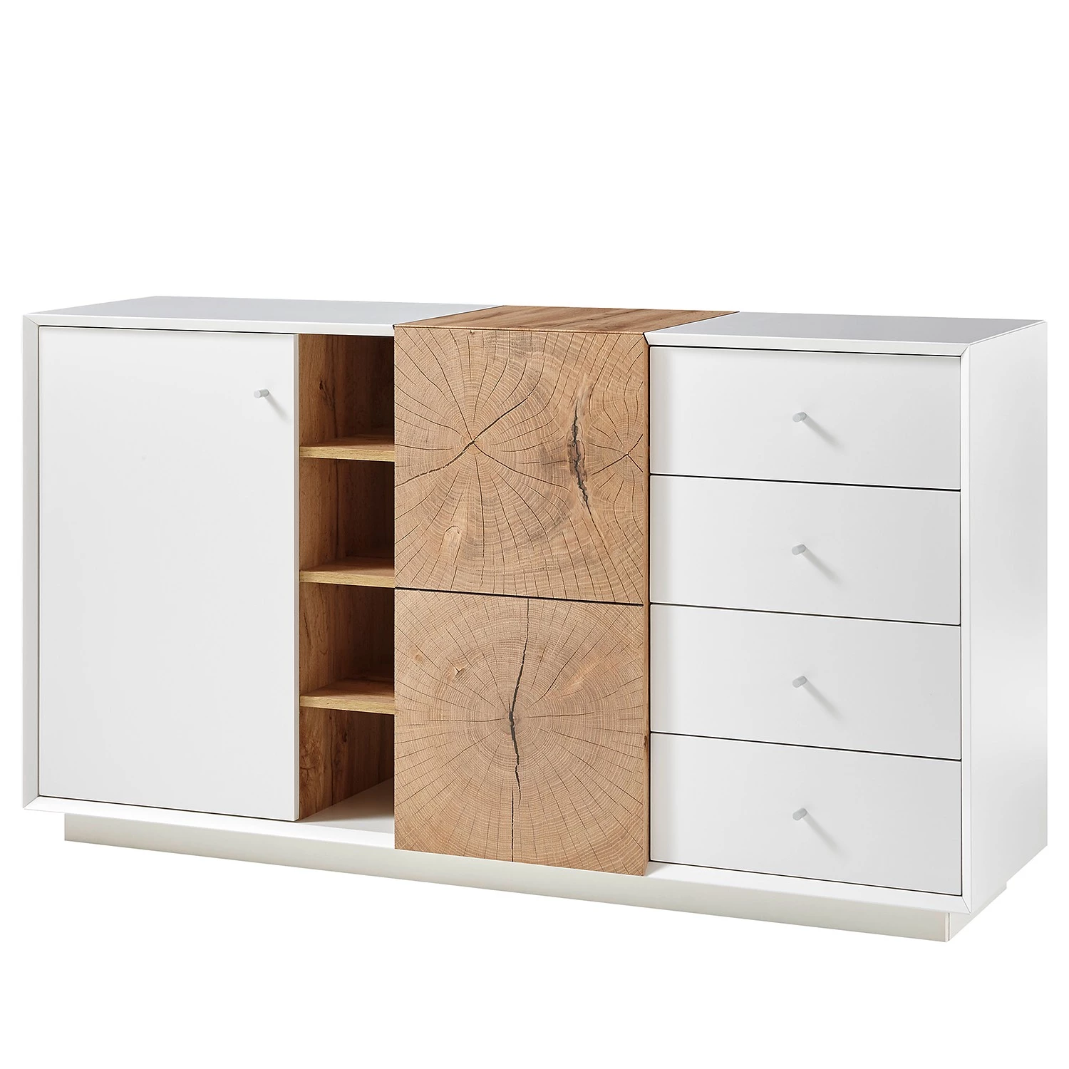 Loftscape Buffet Crecora II - Blanc / Imitation chêne 3 Loftscape Buffet Crecora II - Blanc / Imitation chêne