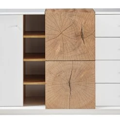 Loftscape Buffet Crecora II - Blanc / Imitation chêne 10 Loftscape Buffet Crecora II - Blanc / Imitation chêne -Meubles de salon Soldes 1000246791 210727 12504700010 DETAILS P000000001000246791