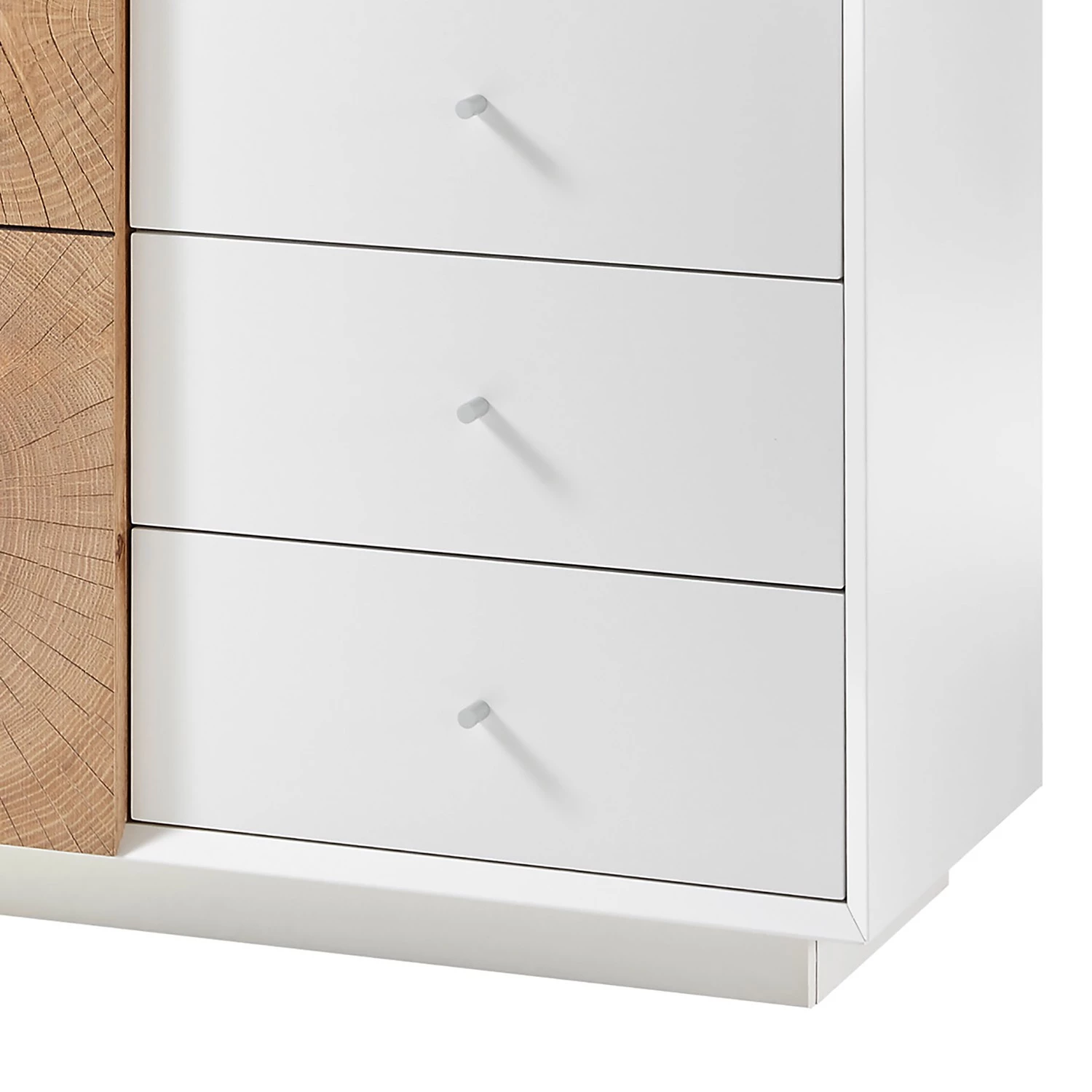 Loftscape Buffet Crecora II - Blanc / Imitation chêne 7 Loftscape Buffet Crecora II - Blanc / Imitation chêne – Image 5