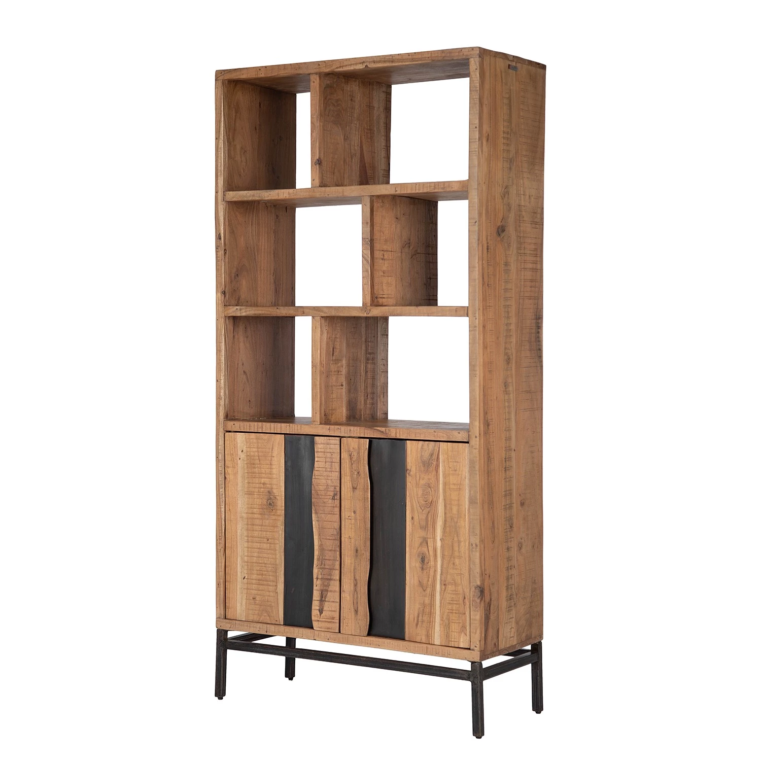 Ars manufacti Étagère de bureau Domme - Acacia massif / Fer - Acacia / Anthracite 3 Ars manufacti Étagère de bureau Domme - Acacia massif / Fer - Acacia / Anthracite