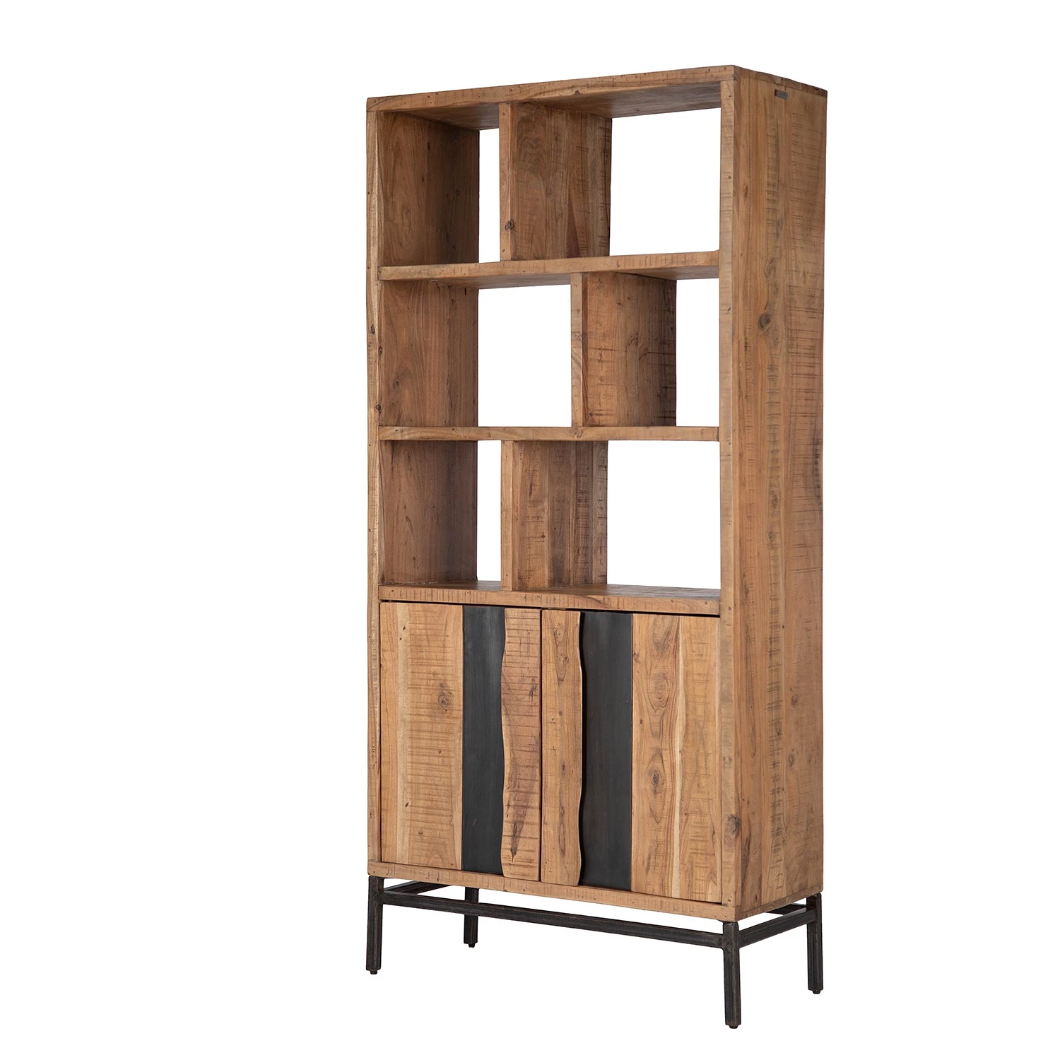 Ars manufacti Étagère de bureau Domme - Acacia massif / Fer - Acacia / Anthracite 13 Ars manufacti Étagère de bureau Domme - Acacia massif / Fer - Acacia / Anthracite – Image 11