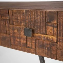 Wolf-Möbel Bureau Bubry - Acacia massif / Fer - Acacia / Anthracite -Meubles de salon Soldes 1000246833 220330 033 DETAILS P000000001000246833