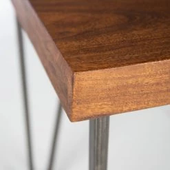 Wolf-Möbel Bureau Bubry - Acacia massif / Fer - Acacia / Anthracite -Meubles de salon Soldes 1000246833 220330 036 DETAILS P000000001000246833