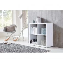 Loftscape Étagère Nernier II - Blanc - Hauteur : 74 cm -Meubles de salon Soldes 1000248636 210318 08345800039 MOOD DETAILS P000000001000248636 mood