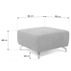Loftscape Repose-pieds Montaner - Microfibre - Microfibre Priya: Marron -Meubles de salon Soldes 1000248696 210317 15122800270 SKETCH DETAILS P000000001000248696 sketch