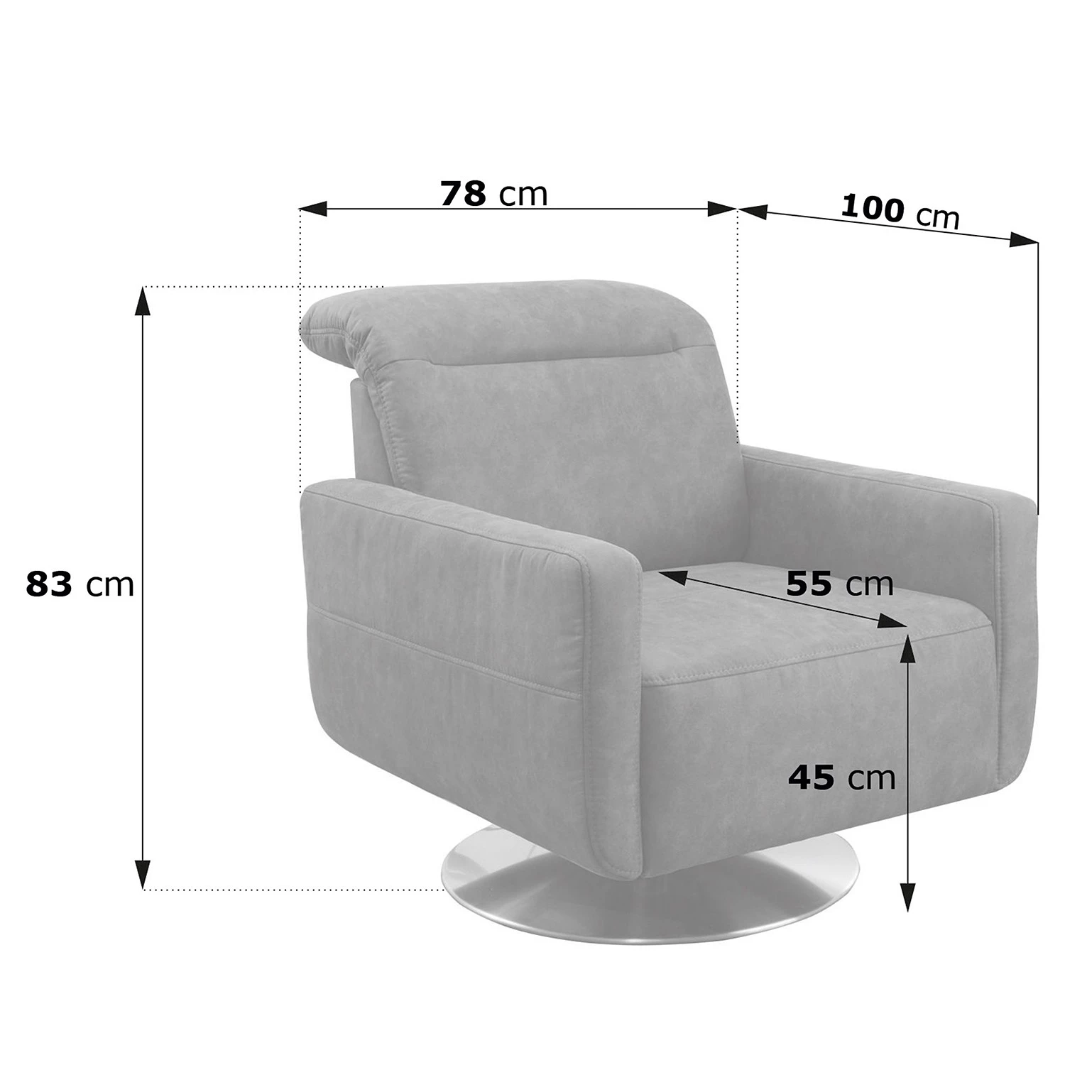 Loftscape Fauteuil Montaner - Tissu Camie: Cappuccino 13 Loftscape Fauteuil Montaner - Tissu Camie: Cappuccino – Image 11