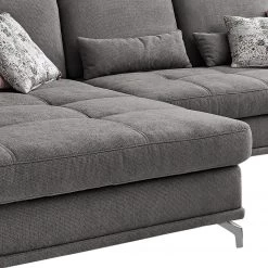 Loftscape Canapé d’angle Odenas - Tissu - Tissu Palila: Fango - Méridienne courte à gauche (vue de face) - Avec fonction couchage -Meubles de salon Soldes 1000248846 210317 15144202177 DETAILS P000000001000248846