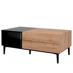 Loftscape Table basse Bedee - Imitation chêne artisan / Noir