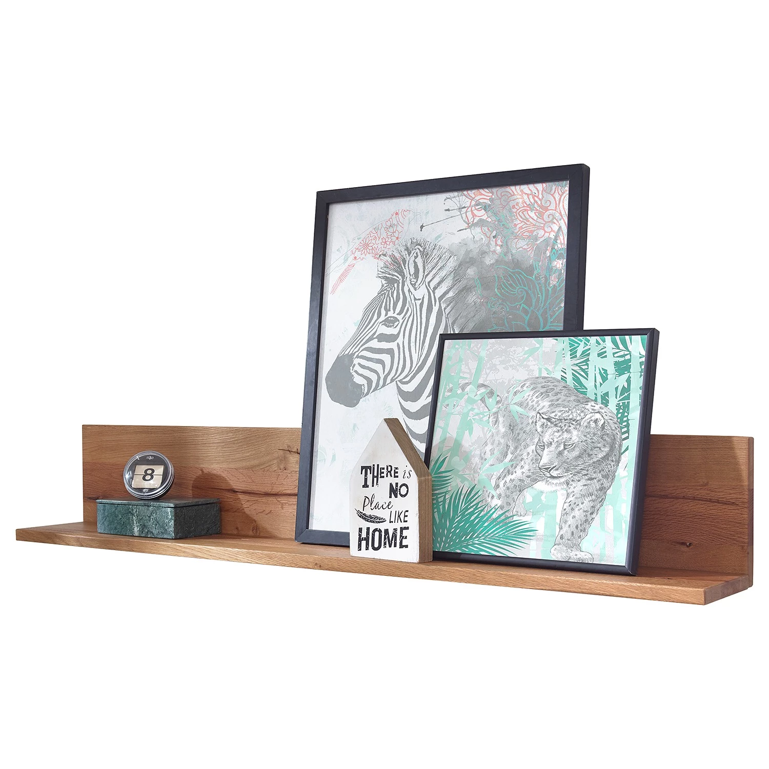 Naturoo Tablette murale Gerville - Chêne sauvage massif / Métal - Chêne sauvage / Anthracite - Largeur : 115 cm 3 Naturoo Tablette murale Gerville - Chêne sauvage massif / Métal - Chêne sauvage / Anthracite - Largeur : 115 cm