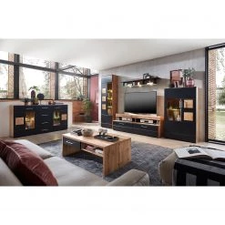 Loftscape Buffet Belloc - Avec éclairage - Noir mat / Imitation chêne 7 Loftscape Buffet Belloc - Avec éclairage - Noir mat / Imitation chêne -Meubles de salon Soldes 1000249570 211001 140739000021 MOOD DETAILS P000000001000249570 mood