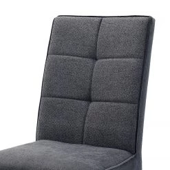 Norrwood Chaises capitonnées Brachy (lot de 2) - Tissage à plat / Hêtre massif - Anthracite -Meubles de salon Soldes 1000249606 210609 12392100106 DETAILS P000000001000249606