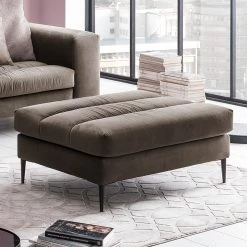 Fredriks Repose-pieds Valmorel - Tissu - Microfibre Knarik: Cappuccino -Meubles de salon Soldes 1000249819 210415 15400500071 MOOD DETAILS P000000001000249819 mood